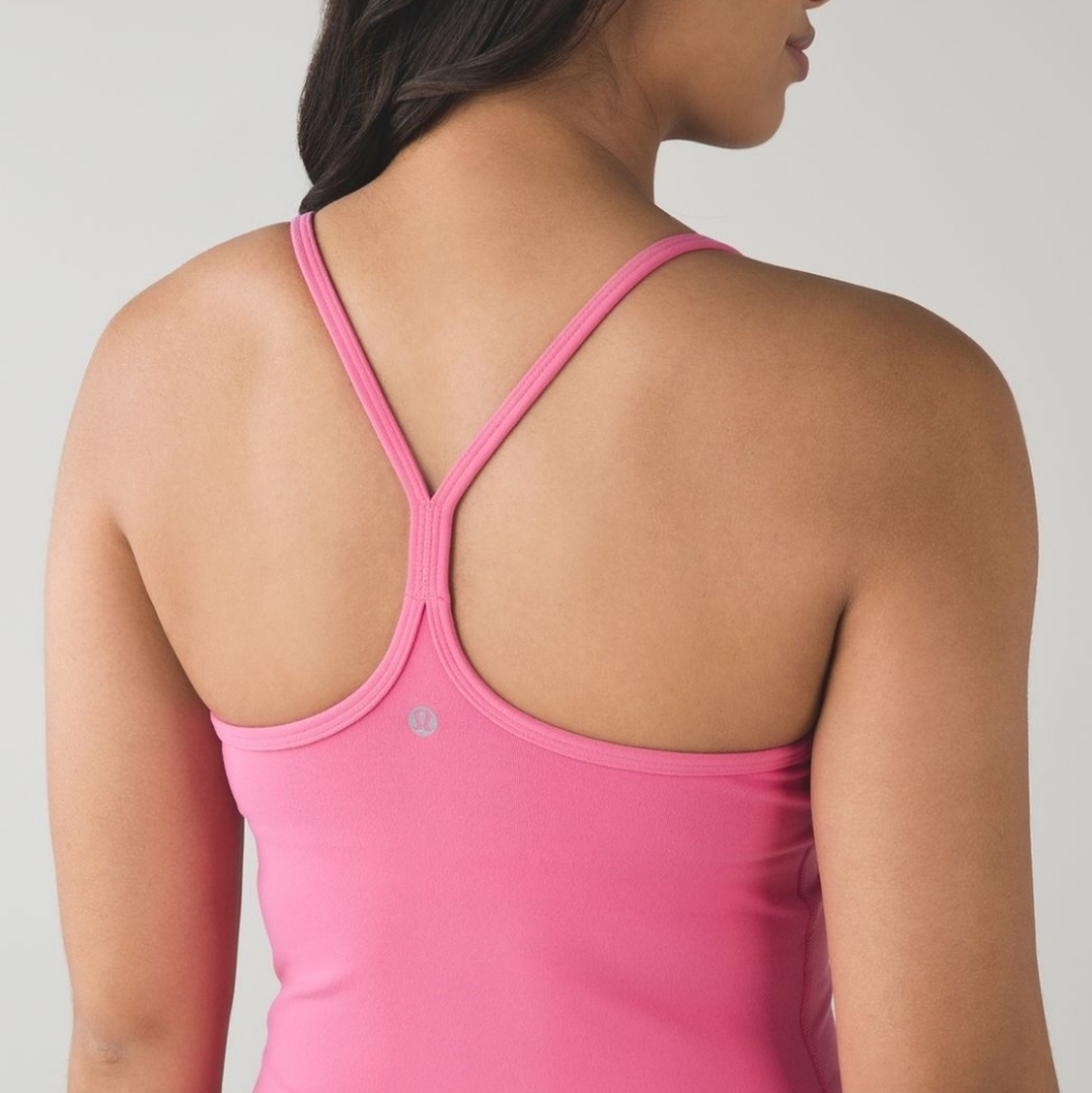 SOLD* Lululemon Power Y Tank Pink